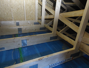 Zateplení novostavby pomocí dřevovláknité foukané izolace